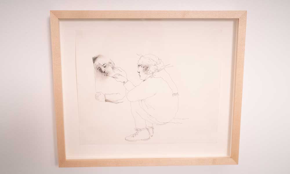Untitled (drawing lips), Mindy Alper Untitled (drawing lips), Mindy Alper